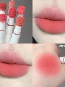 JudydoLL Milk Grey Light Tea Colored Lip Cream Cushion Non-Stick Cup Matte Lipstick Student Edition Moisturizing Color Boosting