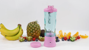Portable Juicer Blender 600ML Large Capacity 6 Blades Mini Blender for Shakes and Smoothies BPA Free Personal Blender with Rechargeable USB