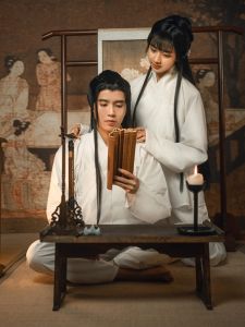 [Search Record] Mens and Womens Cotton Underpants Middle Pants Han Dynasty Lining Inner Cross Collar Bottoming Ming Pajamas Stand Collar Lining