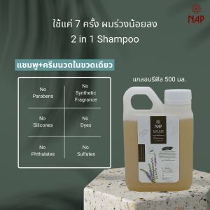 แชมพูลดผมร่วง สิวบนหนังศีรษะ ลดปัญหาตุ่มแดงและหนังศีรษะมันไว รีฟิล500มล.