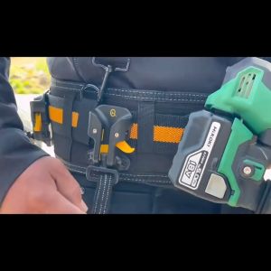 Portable Power Tool Storage Hooks and Quick Release Drill Holders Quick Release Drill Holder Belt Clip High-hardness Self-locking Tool Waist Hanger Multipurpose Double-lock Drill Belt Clamp Tool Organizer