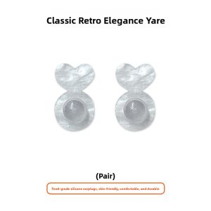 Pearl Earrings Anti-Fall Super Tight Support Fixing Large Hoop Earring Back Plug Ear Jewelry Non-Sagging Essential Accessory