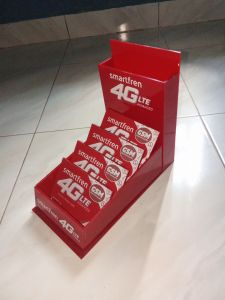 Stand Kartu Perdana bahan fiber bagus kuat