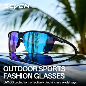 SCVCN | SCVCN Polarized Anti-Glare Sports Sunglasses Fishing and Surfing Sunglasses UV400 Protective Glasses Stylish Driving Sunglasses