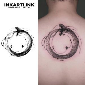 Snake temporary tattoo sticker waterproof magic tattoo lasts to 15 days fake tattoo semi permanent tattoo