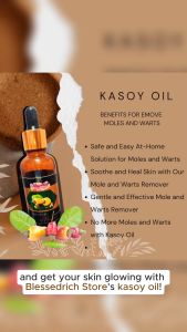 Blessrich Kasoy Oil for Smooth Skin – Effective Blemish Corn and Skin Tag Treatment 30ml