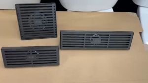 Ga thoát sàn ngăn mùi dài 30cm màu đen xám chống trầy - Phễu thoát nước phòng tắm cống hôi chống côn trùng