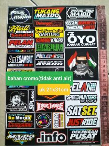 STIKER KATA KATA | STIKER KATA KATA VIRAL | STIKER PACK | STIKER 1 LEMBAR | STIKER CROMO