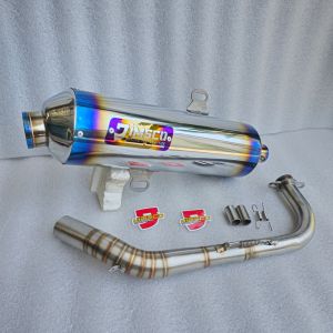 Knalpot Standar Racing JIMSCO Blue inlet 38mm Vario Aerox Nmax Pcx160 Beat Scoopy Mio Lexi Original