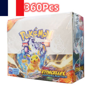 Bandai | 360Pcs French Pokémon card Scarlet Violet 151 classics Expansion Obsidian Flames Surging Sparks Darkness Ablaze Booster Box
