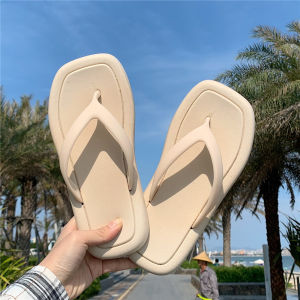 Thin Strip Fancy Color Matching Flip Flops Female Outwear Fashion Casual Summer Soft Bottom Seaside Flip-Flops Beach Shoes
