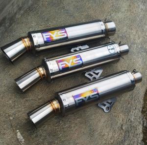 slenser knalpot racing fys original tipe Titan series inlet 38 45 50 mm (FREE LAZER NAMA)