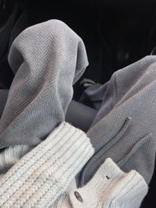 Quần Dài Ống Rộng Dệt Kim Siêu Dài Cho Nữ Cỡ Lớn 180cm Quần Dài Ống Đứng Cạp Cao Dáng Rộng Mùa Xuân Thu