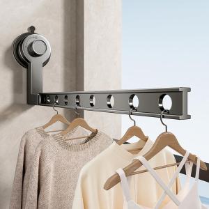 Suction Foldable Invisible Telescopic Clothes Hanger