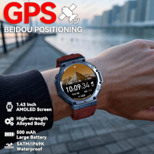 2025 New T-REX3 GPS Outdoor Military Men Smart Watch 10ATM Waterproof 500mAh Battery 170+sport Mode AMOLED HD Watches