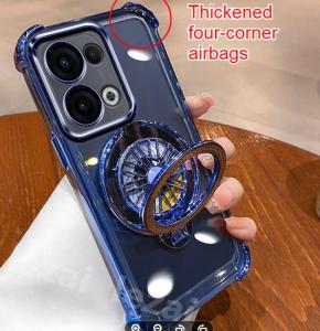 เคส OPPO Reno 13F 13 12 Pro Reno13Pro 12F Reno13 Pro 5G เคสมีขาตั้ง OPPO Reno 11 10 Pro 8T 7Z 8Z 8 6 5G เคสแววที่ชัดเจนแฟชันสุดหรูเคสป้องกันการกระแทก