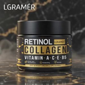 Mens Retinol Collagen Face Cream Skincare Moisturizing Brightening Hydrating Smooth Wrinkles Firming Facial Men Skin Care