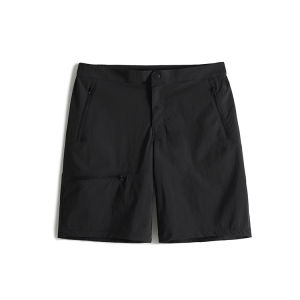 กางเกงขาสั้นทำงานแห้งเร็ว Two Palms สำหรับผู้ชาย สีดำ ทรงหลวม กางเกงขายาวห้าส่วน สไตล์ลำลอง สำหรับใส่ไปทำงานในช่วงฤดูร้อน