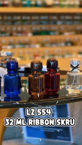 [ 1 PCS ] BOTOL KOSONG MINYAK WANGI 32ML RIBBON SKRU ( LZ 554 )