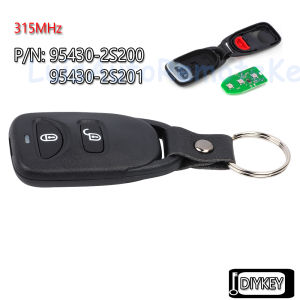 2+1 3 Buttons Remote Car Key Fob 315MHz / 433MHz for Hyundai Tucson Santa Fe 2006 2007 2008 2009 2010 2011 FCC ID: OSLOKA-850T
