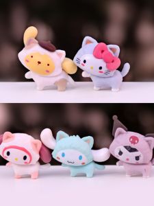 ตุ๊กตาแมว KT น่ารักของตั้งโชว์บนโต๊ะของขวัญวันเกิดของเล่นกล่องตาบอดไอเดียสร้างสรรค์สำหรับส่งผู้หญิงกล่องของขวัญทำมือ