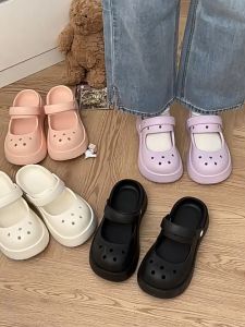Yessy "FREE ACC" Sandal Wanita Kasual Kekinian Sendal Karet Casual Wanita Ringan Sandal Tinggi Korea Import