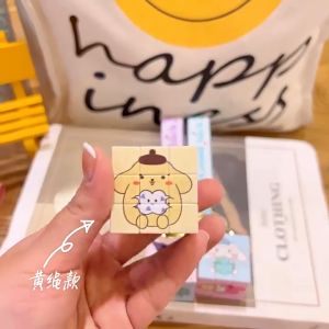 GANTUNGAN KUNCI CAPYBARA KEY CHAIN RUBIK 3.5 x 3.5 cm - KEYCHAIN AKSESORIES TAS Liontin Rubik Cube