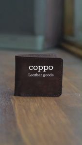 Coppo Dompet Handmade Simple Pria Kulit Sapi Branded Crazy Horse Leather Tipe DH07