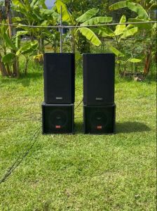 ตู้ลำโพงพร้อมใช้งาน สูตรลูกเต๋า 12 นิ้ว ไม้ปาติเกิ้ล พร้อมดอกลำโพง WAVE-1245 ราคาต่อ 1ใบ Top\_skyShop