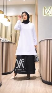 Setelan PNS Hitam Putih Terbaru/Seragam Pns Setelan Rok Tunik Pramuka Guru Bahan Toyobo Terbaru dan Terlaris/Pakaian  Kerja Wanita/Baju Dinas Hitam PUtih/Baju Pramuka Wanita