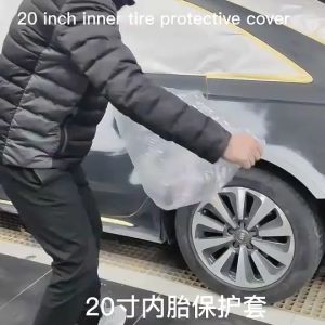 BEESTYLE ชุด4ชิ้น พร้อมส่ง ถุงพลาสติกคลุมล้อรถยนต์ PE ถุงคลุมล้อรถยนต์ คลุมรถยนต์ ไซร์S Series 4 PCs plastic car wheel cover No.3560 3561 3475