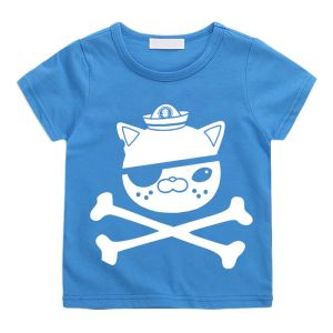 Bandai | Kawaii 100%Cotton The Octonauts T-shirts High Quality Short Sleeve BoysGirls Children T Shirt Casual Graphic Printing Camisetas