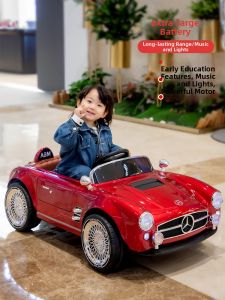 AITONG | Vintage Styled Electric Ride-On Car 4 Wheels Remote Control