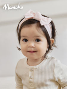 Spring Summer Infant Hair Accessories Girls Baby Headwear Butterfly Knot Newborn Headband Protective Cap Child Hair Accessories