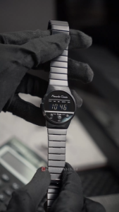 Jam Tangan Wanita Alexandre Christie Digi AC 9500 LHBIPBA Black Dial Black Stainless Steel Strap