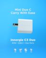 Innergie C3 Duo USB-C Power Adapter 30W. 