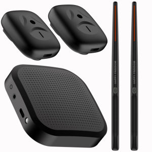 ไม้ตีกลองไฟฟ้าแบบมืออาชีพพร้อมไม้ตีกลองอิเล็กทรอนิกส์ไม้ตีกลองอากาศเสมือนจริงของขวัญสำหรับเด็กผู้ใหญ่