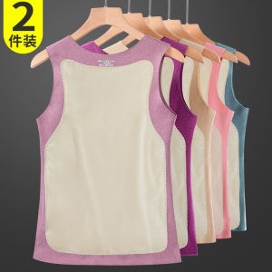 เสื้อกั๊กบุขนกำมะหยี่ให้ความอบอุ่นใส่ด้านในสำหรับผู้หญิงเสื้อกั๊กใส่ด้านในบุขนกำมะหยี่หนาพิเศษไร้รอยต่อกันหนาวใส่ด้านในสำหรับฤดูใบไม้ร่วงและฤดูหนาวเสื้อตัวในเสื้อสายเดี่ยวเสื้อท่อนบน