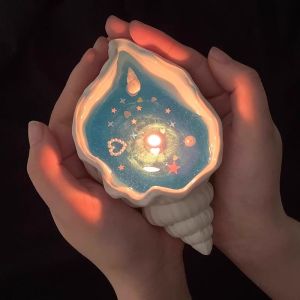 Sea Snail Aromatherapy Candle Bedroom Atmosphere Decoration Romantic High-End Fragrance Gift Creative Birthday Gift for Best Friend