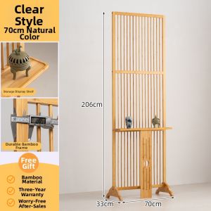 MEIZHULIJIA | Decorative Entrance Japanese Screen Partition Bamboo