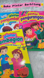 Paket Isi 4 Buku Pintar Berhitung Penjumlahan Pengurangan Perkalian Pembagian
