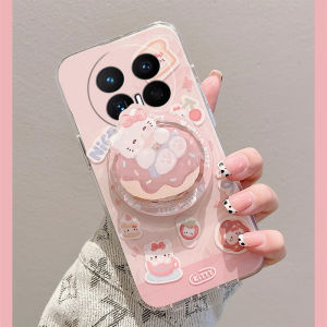 Huawei Mate70/Mate60Pro/Mate50/Mate40EPro Silicone Phone Case Full Cover KT Cat Cartoon Cute Transparent Shell Eco Friendly