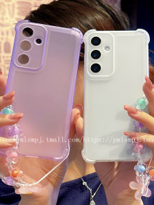 เคสโทรศัพท์ซิลิโคน Samsung A54 A34 5G A55 A24 A56 A14 A53 A23 S23FE ป้องกันการตกหล่น ขอบเต็ม ป้องกันนิ้วมือ ลายการ์ตูน คู่รัก