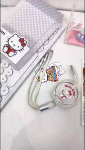 Sanrio Hello Kitty 3-in-1 Retractable Charging Cable TPE Durable Copper Core Fast Charger SJ-712 AQ3