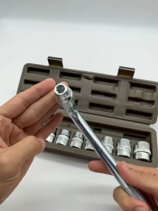 10pcs Socket Wrench Set | 8–21mm / 24mm | Heavy Duty & Easy to Use