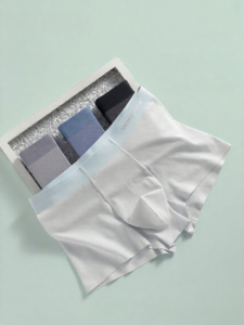 THREEGUN | Antibacterial Breathable Mens Underwear with High-Count Long Staple Cotton and Silk