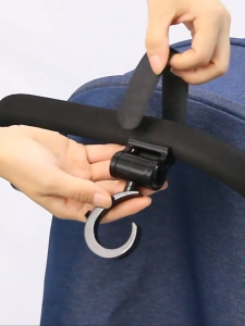 Bag Holder Hook For Baby Stroller || Strap On Hook Accessories || 360 Degree Rotation Hook for Bags Stroller Accessories