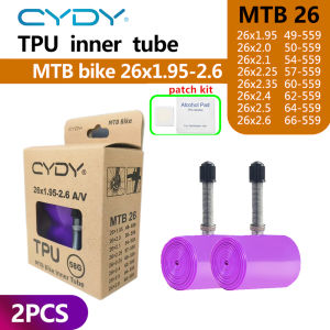 CYDY TPU MTB Bike Inner Tube Camera 29 26 27.5 29x1.95-2.6 Inch Mountain Bicycle Tire AV Schrader Valve Pneu 29er Cycling Tube