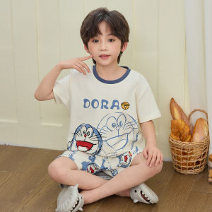 ANZHAOQI | Summer Cotton Lightweight Sleepwear Set for Boys