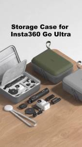 Hagibis Carrying Case for Insta 360 GO Ultra Large Portable Travel Storage Bag for Mini 2 in 1 Tripod and Others Accessories